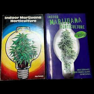 Set of 2 Jorge Cervantes Indoor Marijuana Horticulture Totally Revised Paperback